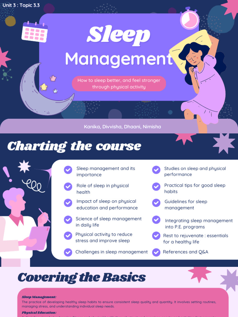 Sleep Management for Better Health | PDF | Sleep | Sleep Deprivation