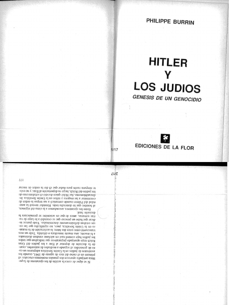 Burrin - Hitler y Los Judios - Hitler y El Genocidio (Cap. 6 ...