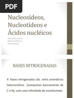 Nucleosídeos, Nucleotídeos e Ácidos nucléicos