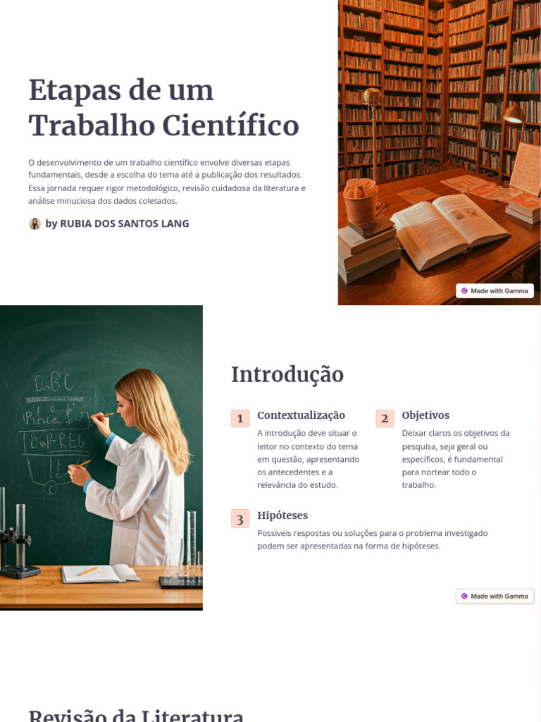 Etapas de Um Trabalho Cientifico | PDF | Science | Teoria
