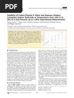 CO2 Solubility in Water: Temp & Pressure | PDF | Carbon Dioxide ...