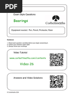 GCSE Bearings Revision Notes | PDF