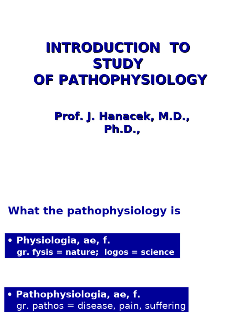 Pathophysiology Study Guide | PDF | Pathology | Physiology