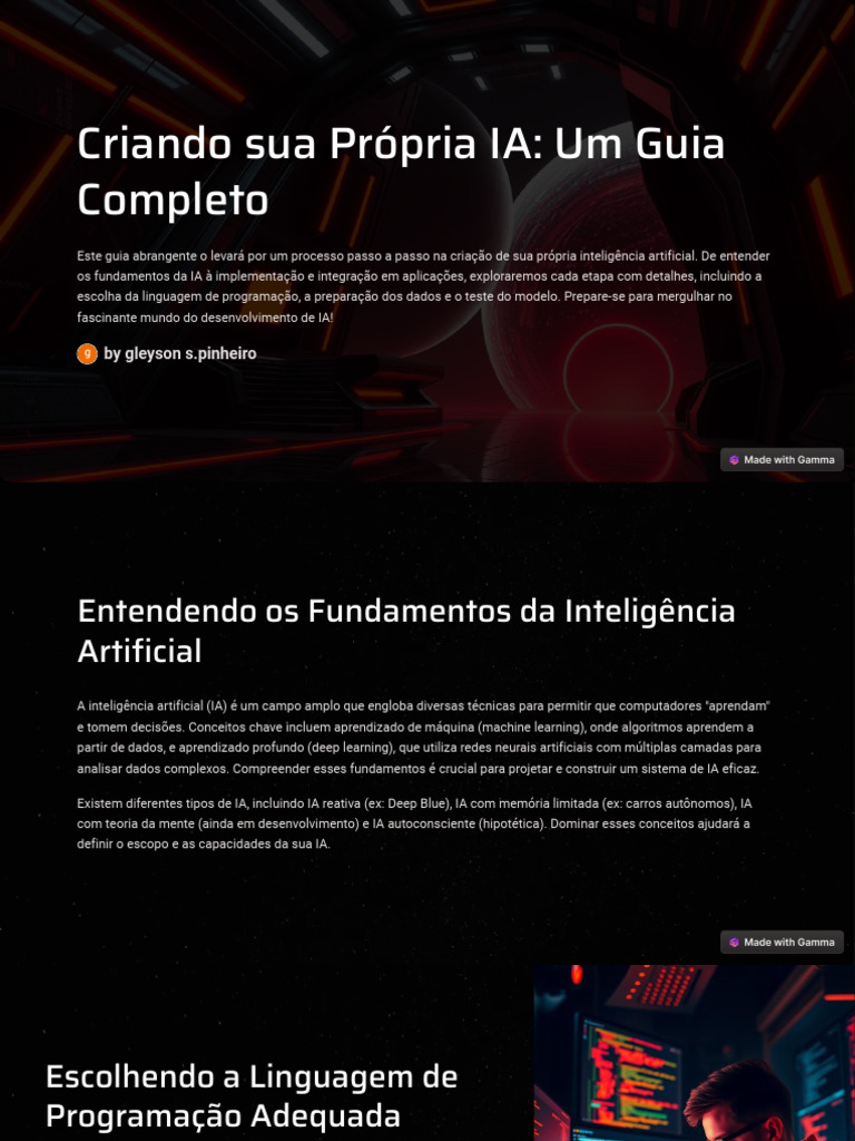 Guia Prático para Criar sua IA | PDF | Inteligência artificial ...