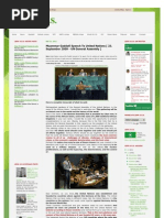 Muammar Gaddafi Speech To United Nations [ 23. September 2009 - UN General Assembly ]