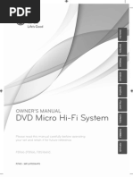 DVD Micro Hi-Fi System: Owner'S Manual