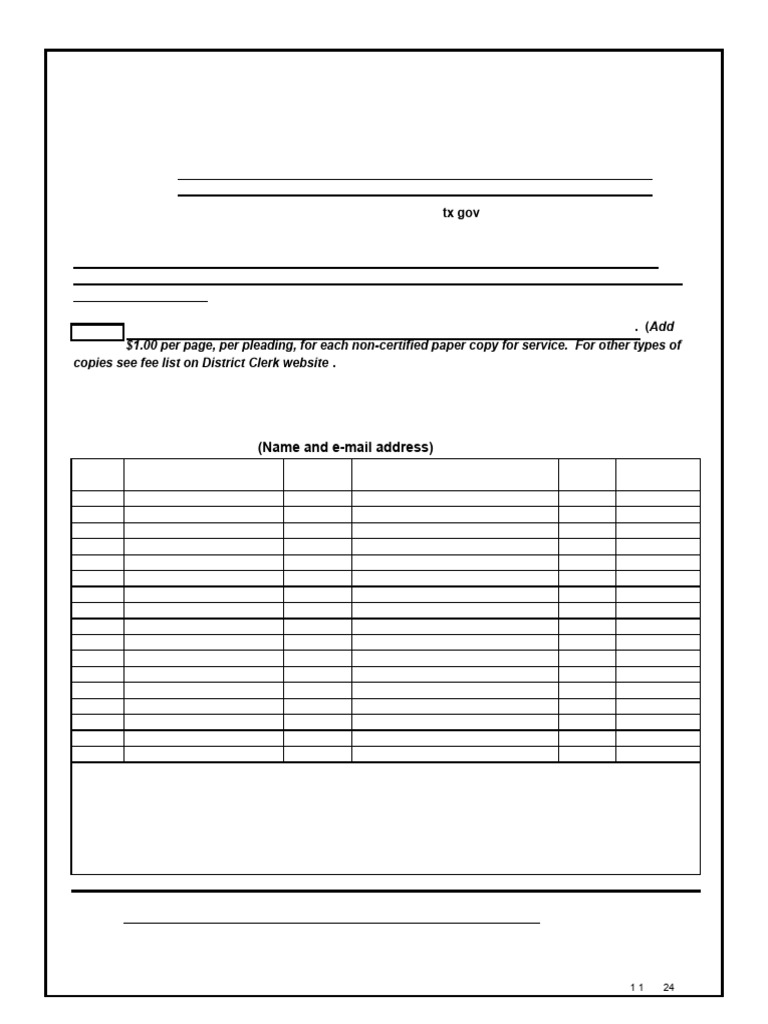 Tarrant County Service Request Form | PDF | Arrest Warrant | Legal ...