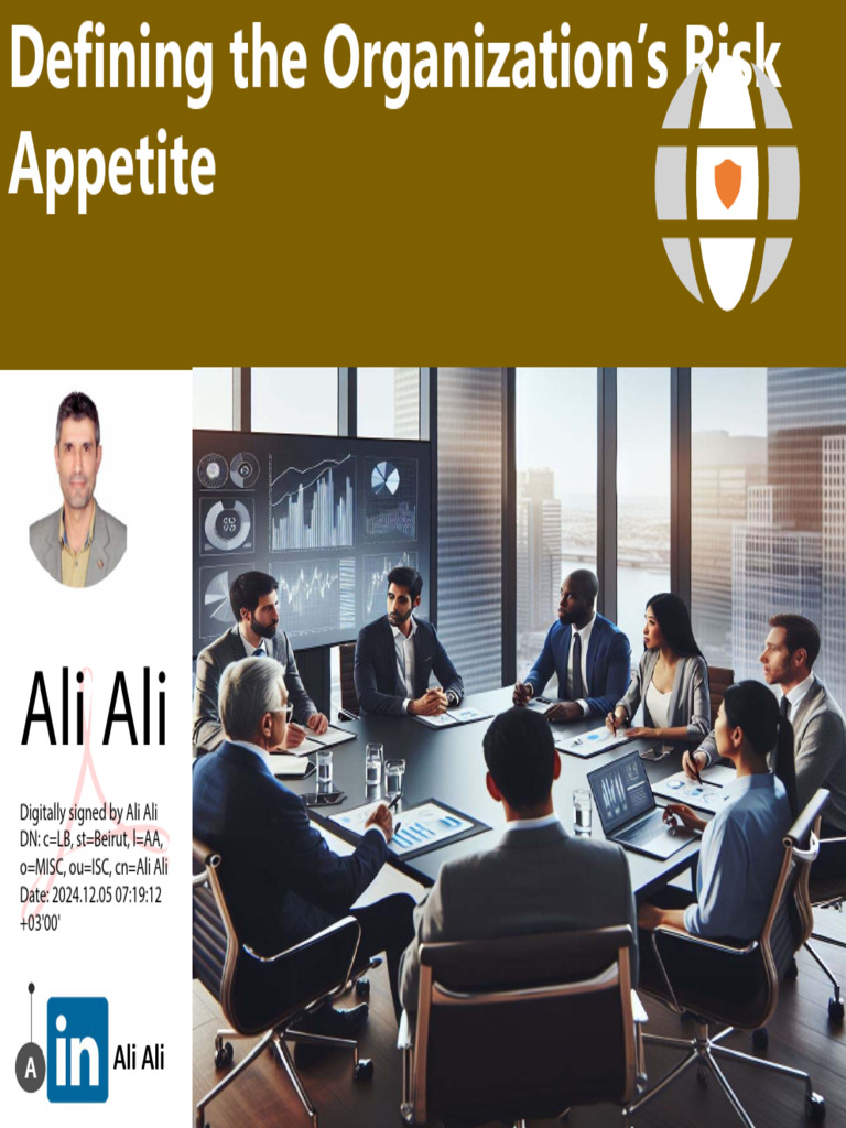 Define Risk Appetite Pdf Risk Computer Security