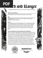 Shadowdark Bard and Ranger Classes Guide | PDF