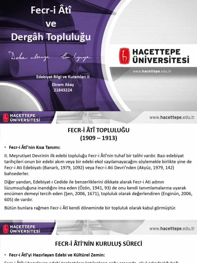 Edebiyat Bilgi Ve Kuramları II Sunum | PDF