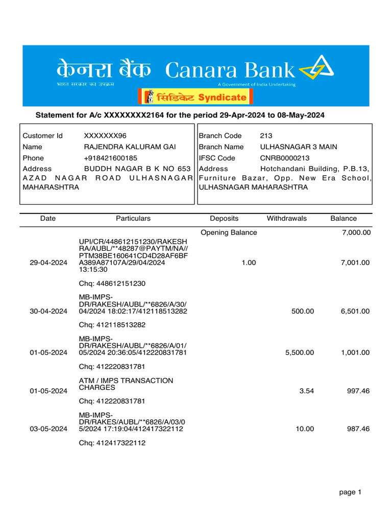 Paytm Transaction Statement: Apr-May 2024 | PDF | Service