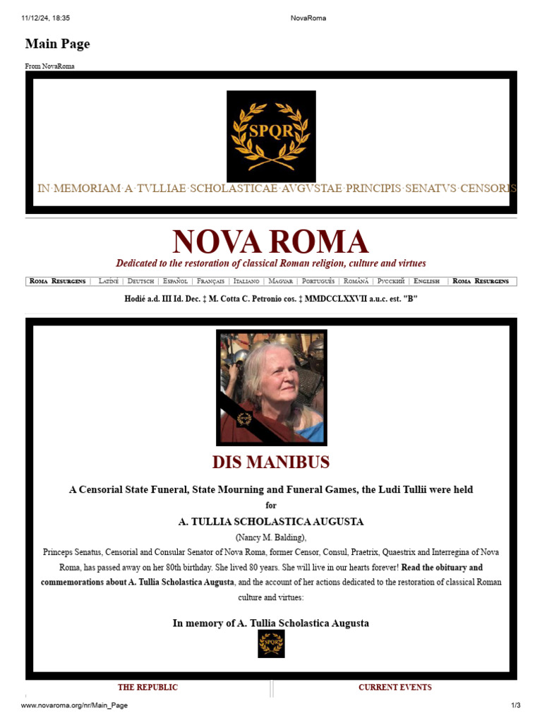 Honoring A. Tullia Scholastica Augusta | PDF | Ancient Rome | Roman Empire