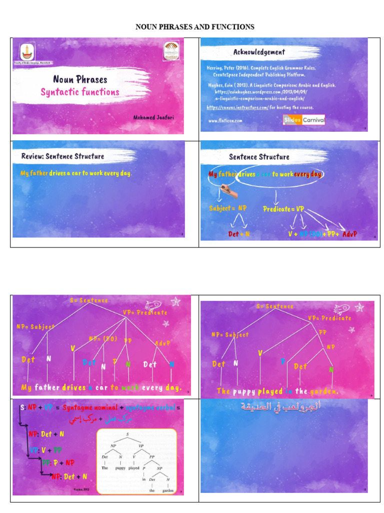 Understanding Noun Phrases and Their Functions | PDF