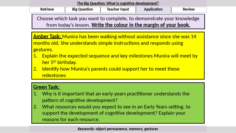 Understanding Cognitive Development Milestones | PDF