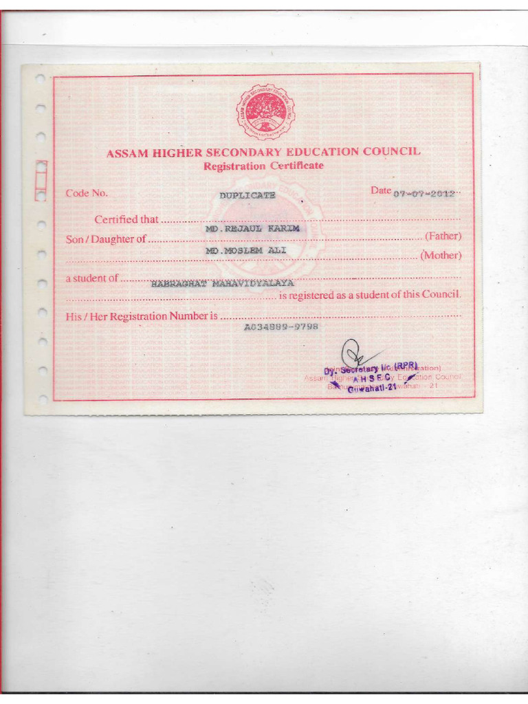 Ahsec, Guwahati | PDF
