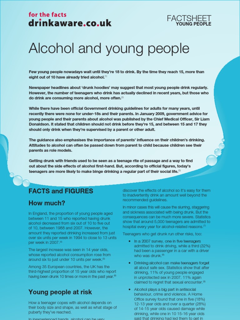 Alcohol and Young People | PDF | Alcoholism | Alcohol Intoxication