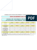 Calendario Attivita Didattiche