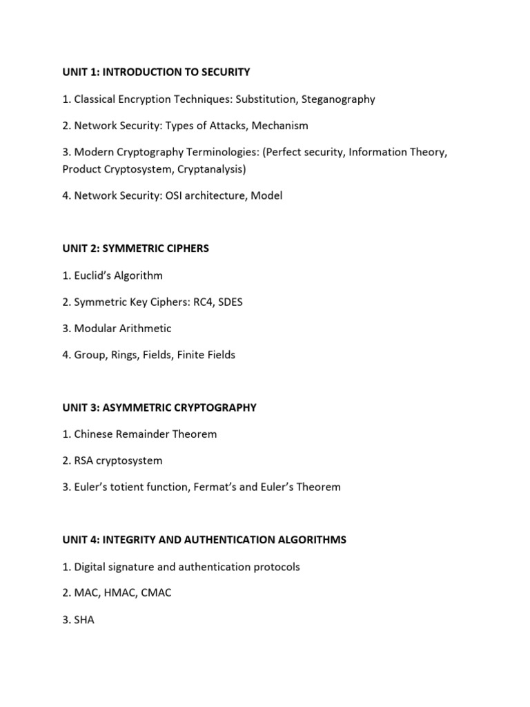Security Fundamentals and Cryptography | PDF