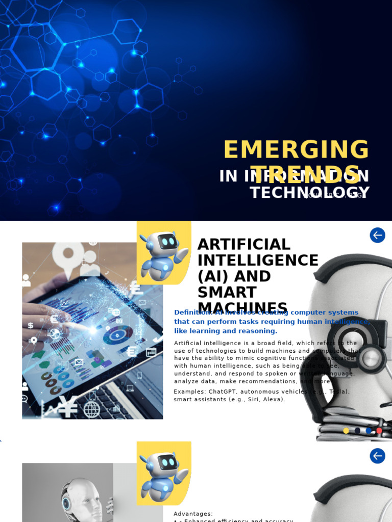 Emerging Trends in Information Technology | PDF | Internet Of Things ...