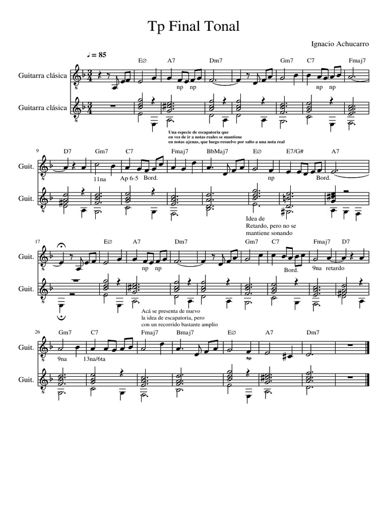 TP Final Tonal1 | PDF