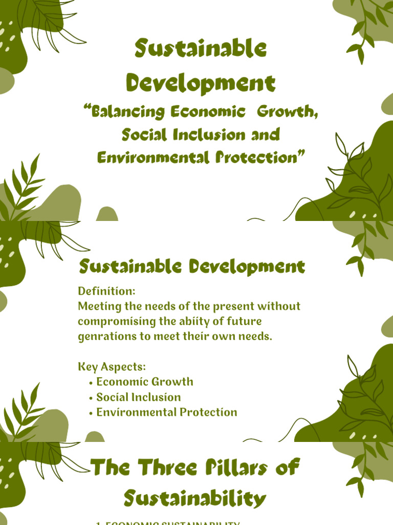 Sustainable Development | PDF | Sustainability | Sustainable Development