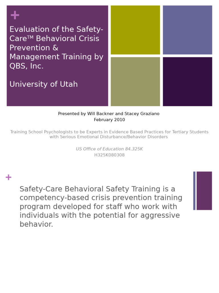 Safety-Care Training Overview and Costs | PDF | Reinforcement | Joint ...