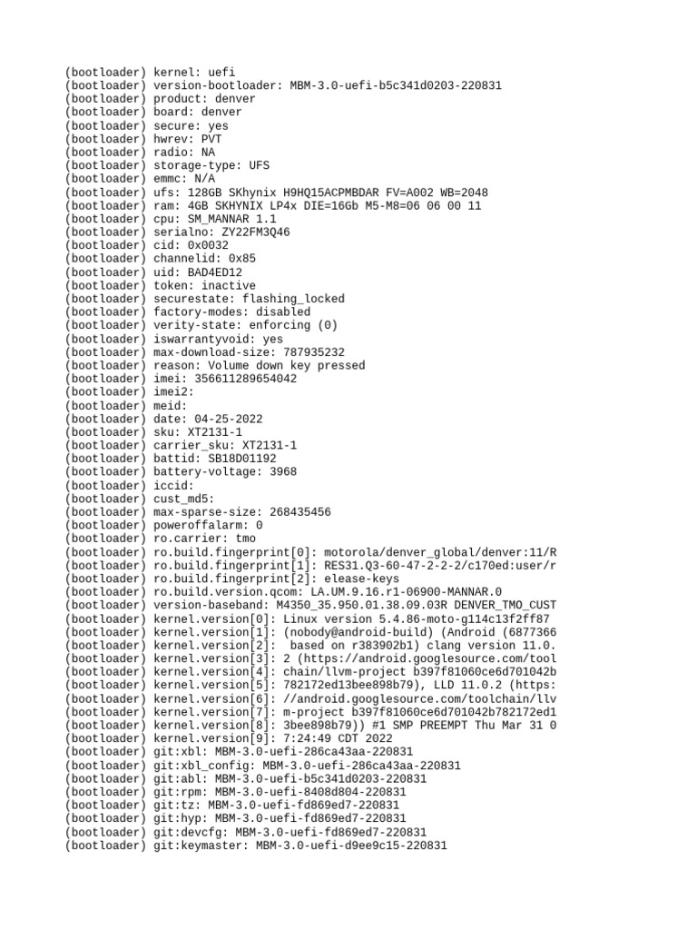 Fastboot getvar all my pdf unix operating system families