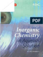 Inorganic Chemistry in Aq. Solutions