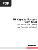 Wpcs - Marquis - 10 Keys To Success With CRM WL 11-10