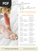 Bedtime Routine for Babies 0-24 Months | PDF | Sleep | Infants