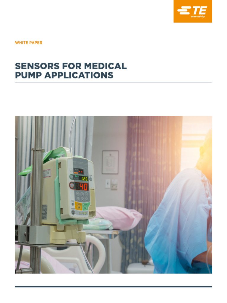 Te Sensor Solutions Medical Pump Applications Whitepaper | PDF ...