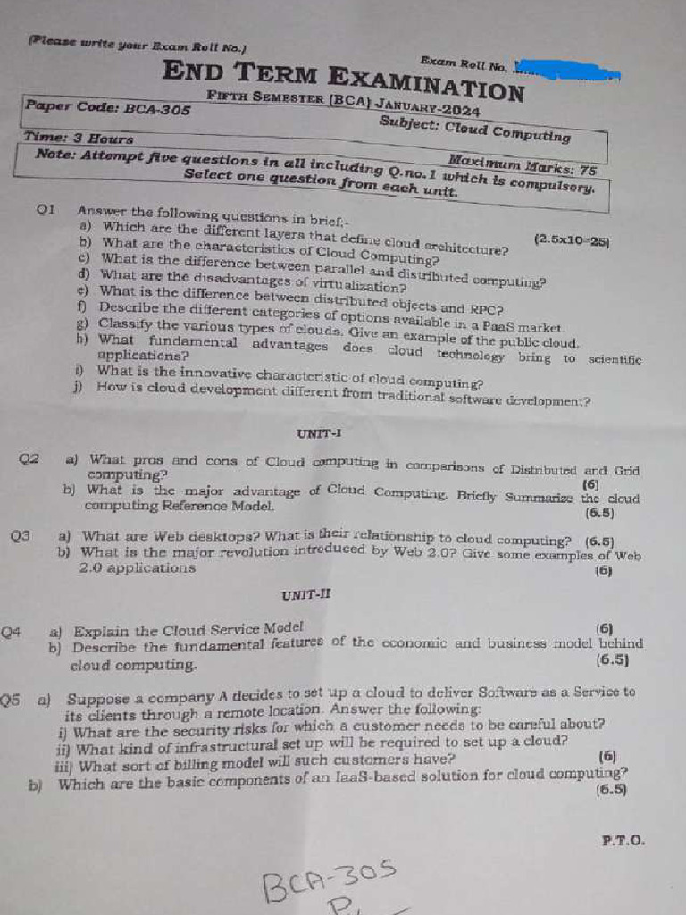 Ipjugaad Bca 5th Sem Cloud Computing Paper 2024 Pdf