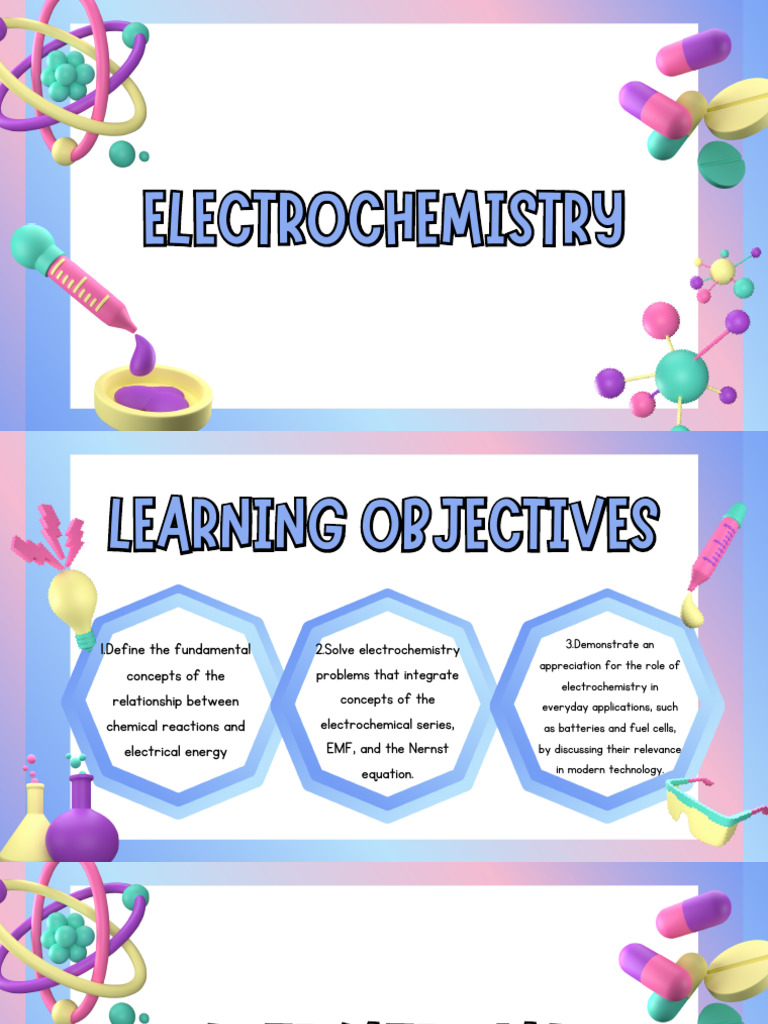 Understanding Electrochemistry Concepts | PDF | Electrochemistry | Redox