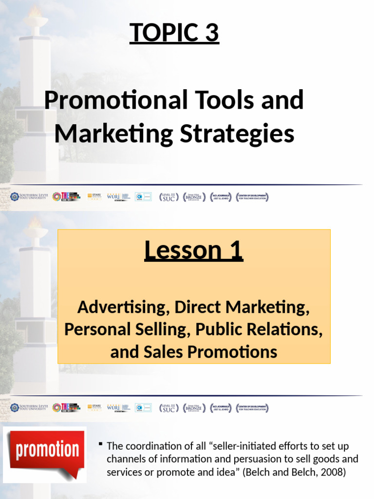 Marketing Strategies and Promotional Tools | PDF | Advertising | Marketing