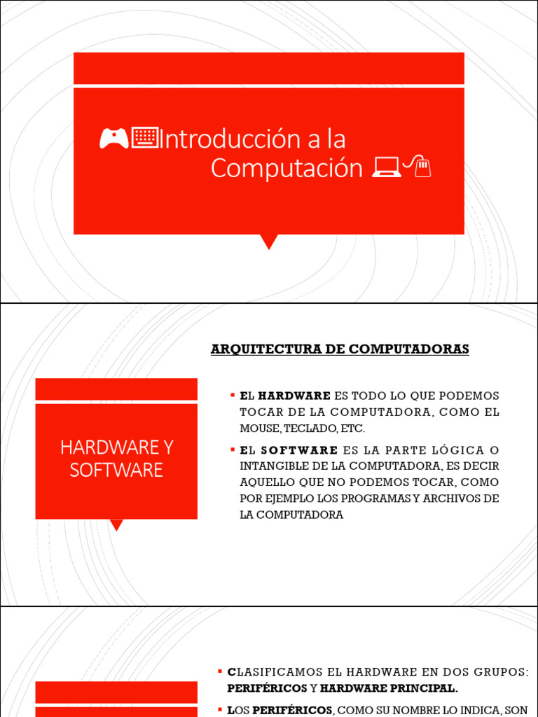 Introduccion A La Computación | PDF | Hardware de la computadora ...