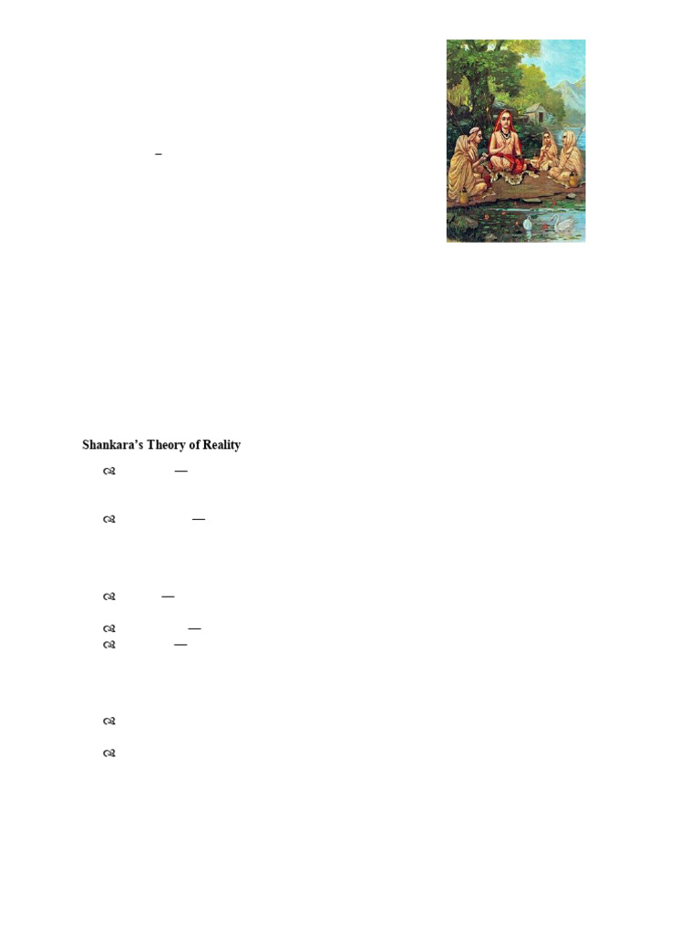 Advaita Vedanta: Knowledge and Reality | PDF | Advaita Vedanta | Brahman