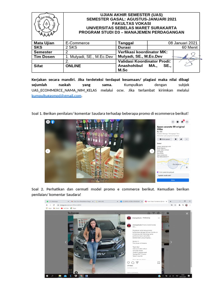 Uas Ecommerce 2021 Pdf