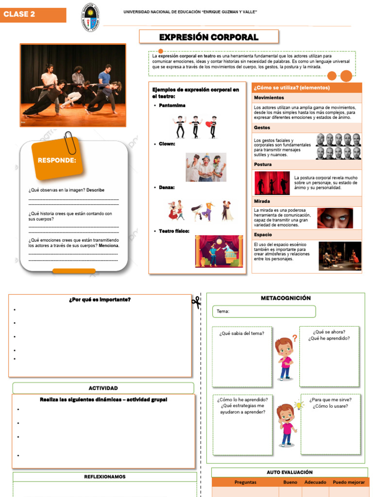 Expresion Corporal | PDF | Comunicación no verbal | Las emociones
