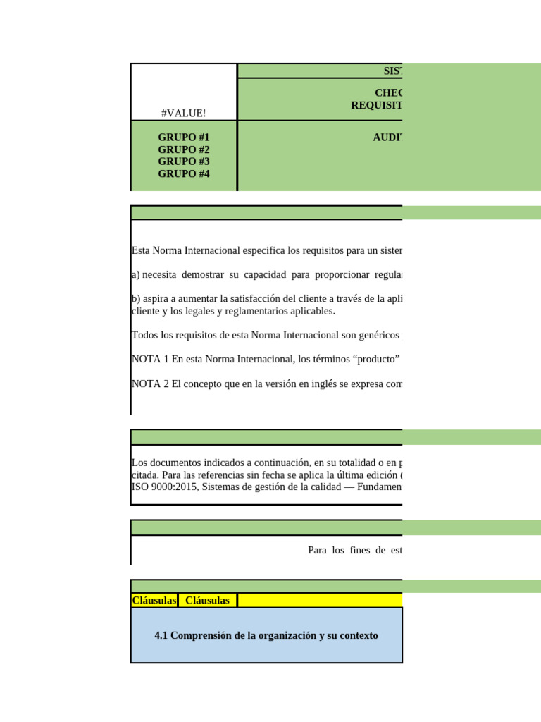 Sistema de Gestión de Calidad ISO 9001 | PDF | Calidad (comercial ...
