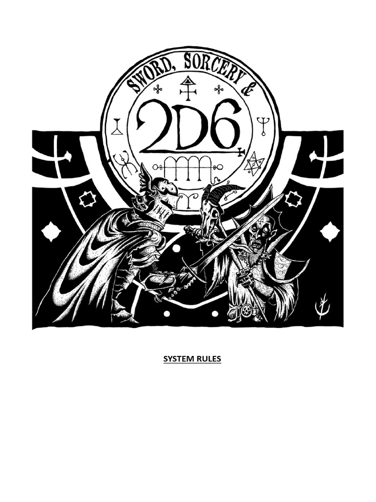 Quick Sword & Sorcery 2d6 RPG Guide PDF Role Playing