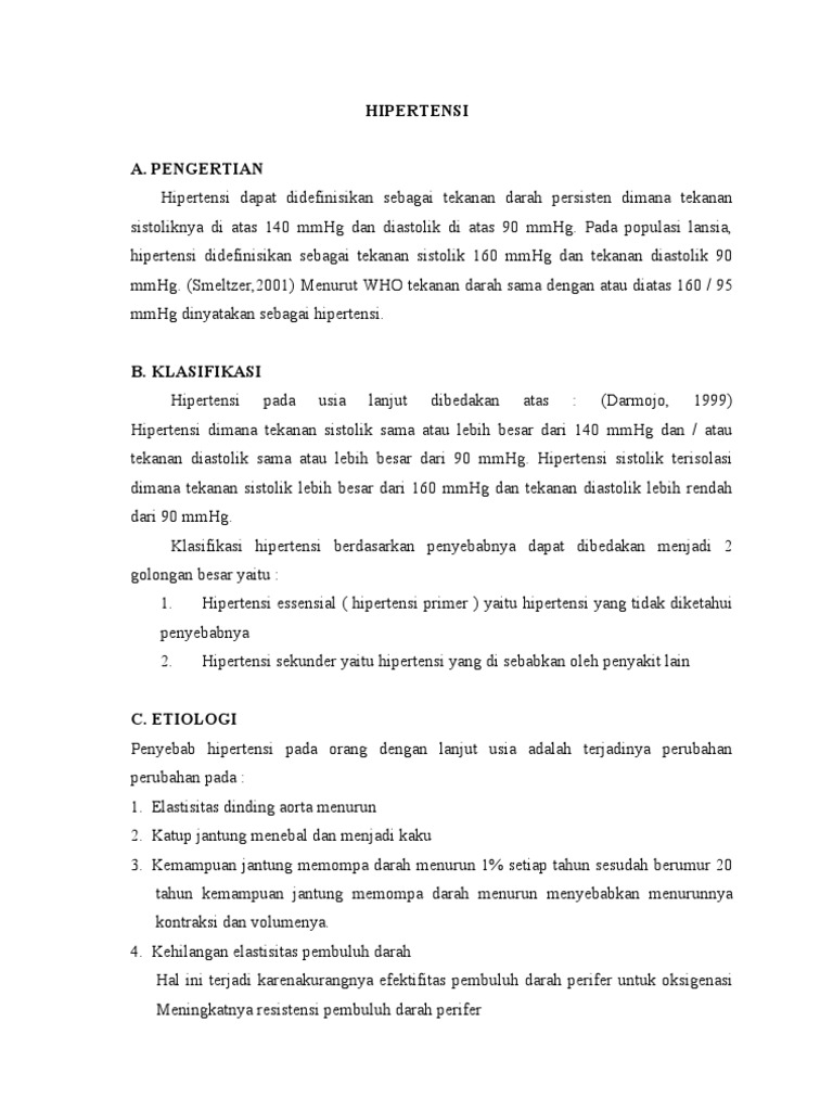 Lp Hipertensi Pada Lansia
