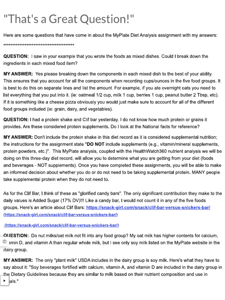 Great Question | PDF
