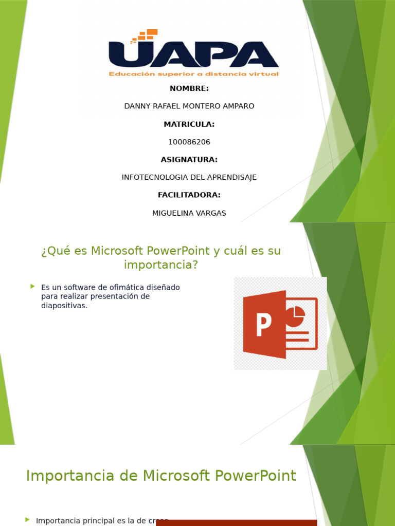 Tarea LV de Microsoft PowerPoint | PDF | Microsoft PowerPoint | Software
