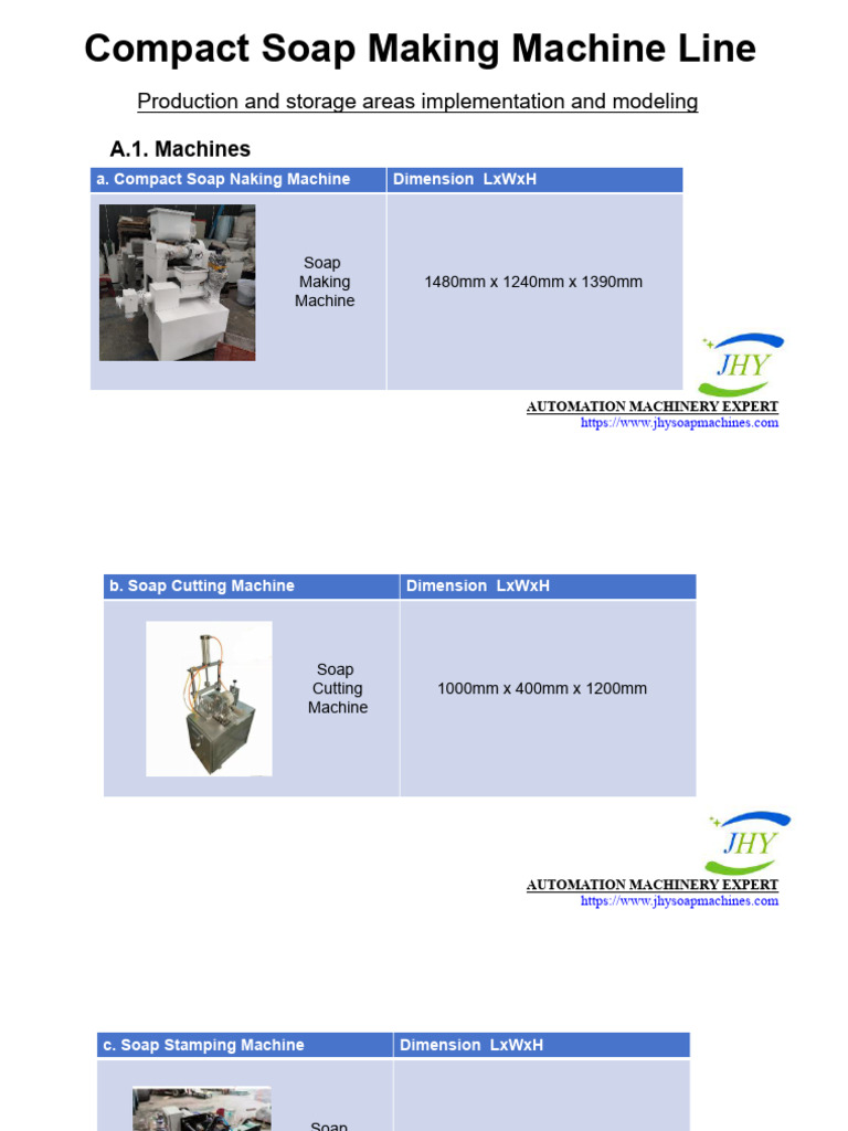 Soap Production Area Layout Guide | PDF | Secondary Sector Of The Economy