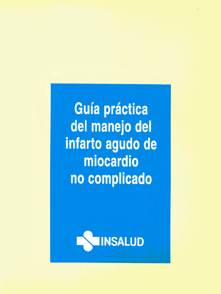 Guia Infarto Miocardio | PDF | Infarto de miocardio | Carrera