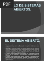 2.2 Modelo de Sistemas Abiertos