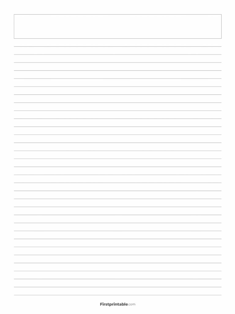 Printable Lined Paper Template College Ruled With Title 7 1mm ...