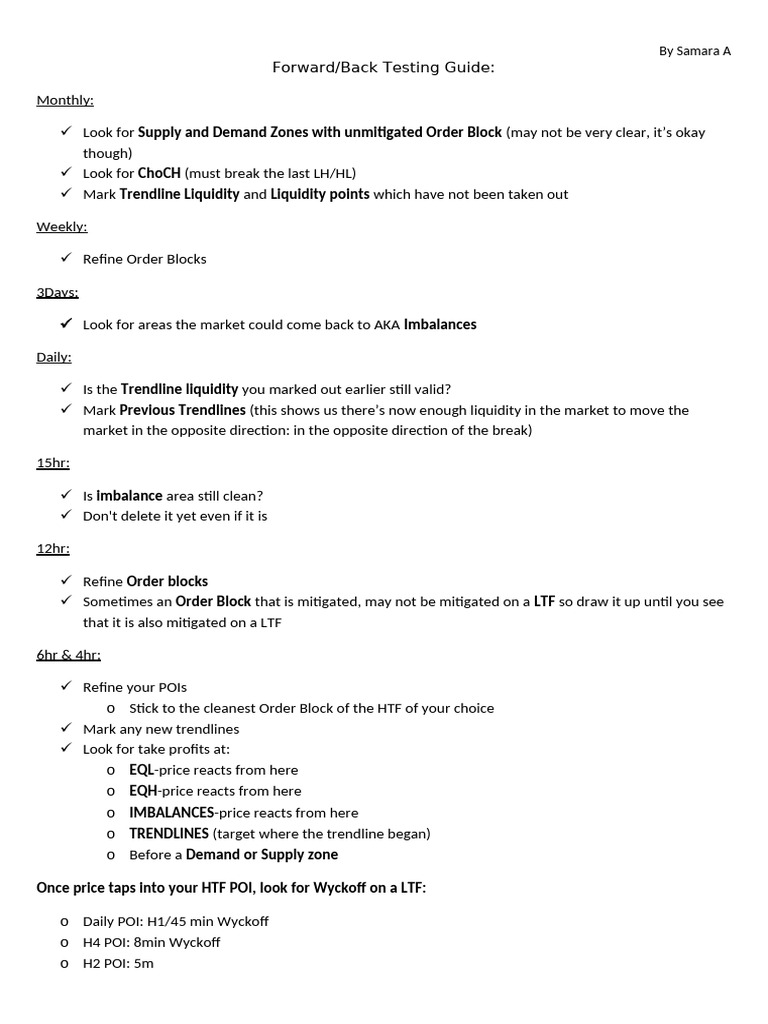 Forex Trading: Backtesting Strategies Guide | PDF | Money | Financial ...