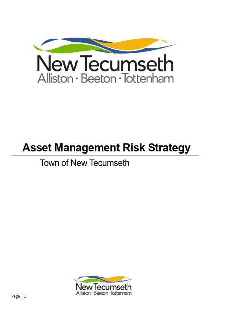 Asset Management Risk Strategy Town of New Tecumseth | PDF | Risk ...