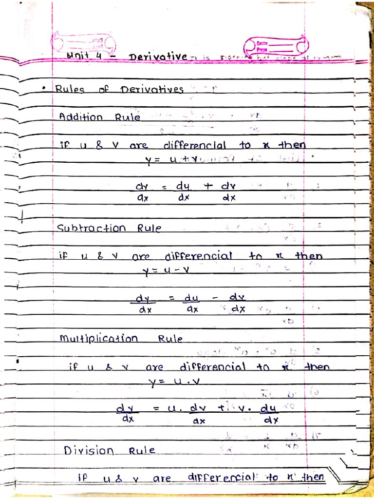 Derivative | PDF